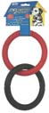 Large invincible rubber chains, double link dog toy