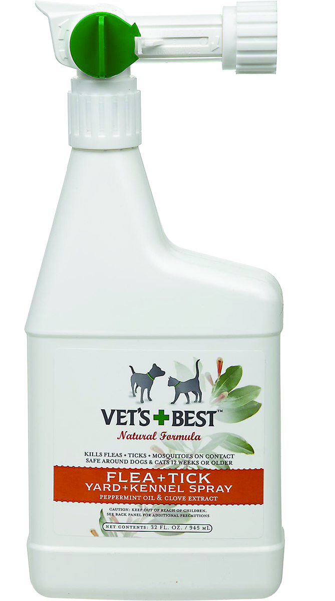 VETS BEST NATURAL FLEA & TICK YARD & KENNEL SPRAY