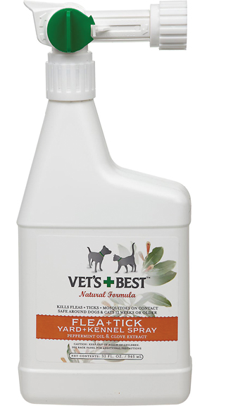 VETS BEST NATURAL FLEA & TICK YARD & KENNEL SPRAY