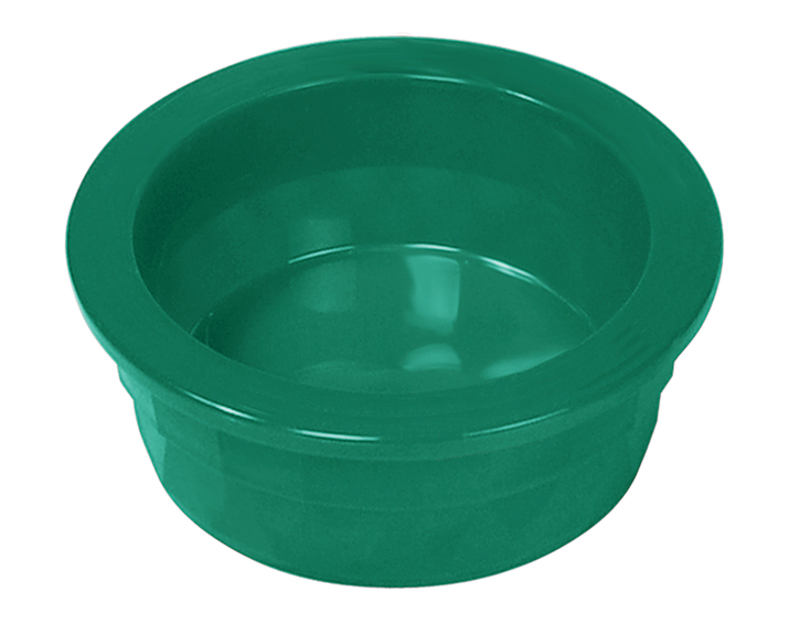 9.5 Oz Plastic Crock Style Dog Bowl - Translucent