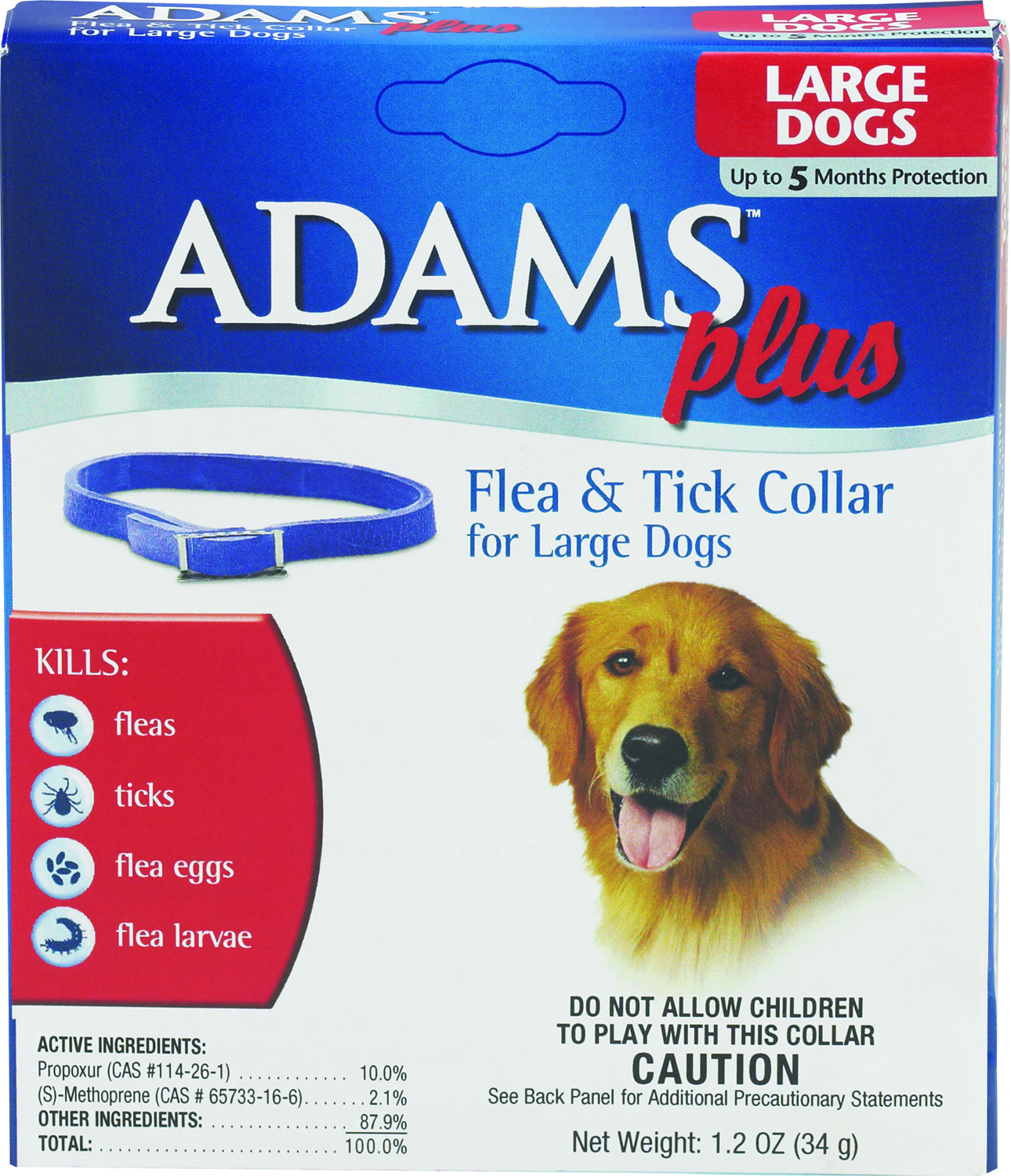 ADAMS PLUS FLEA & TICK COLLAR