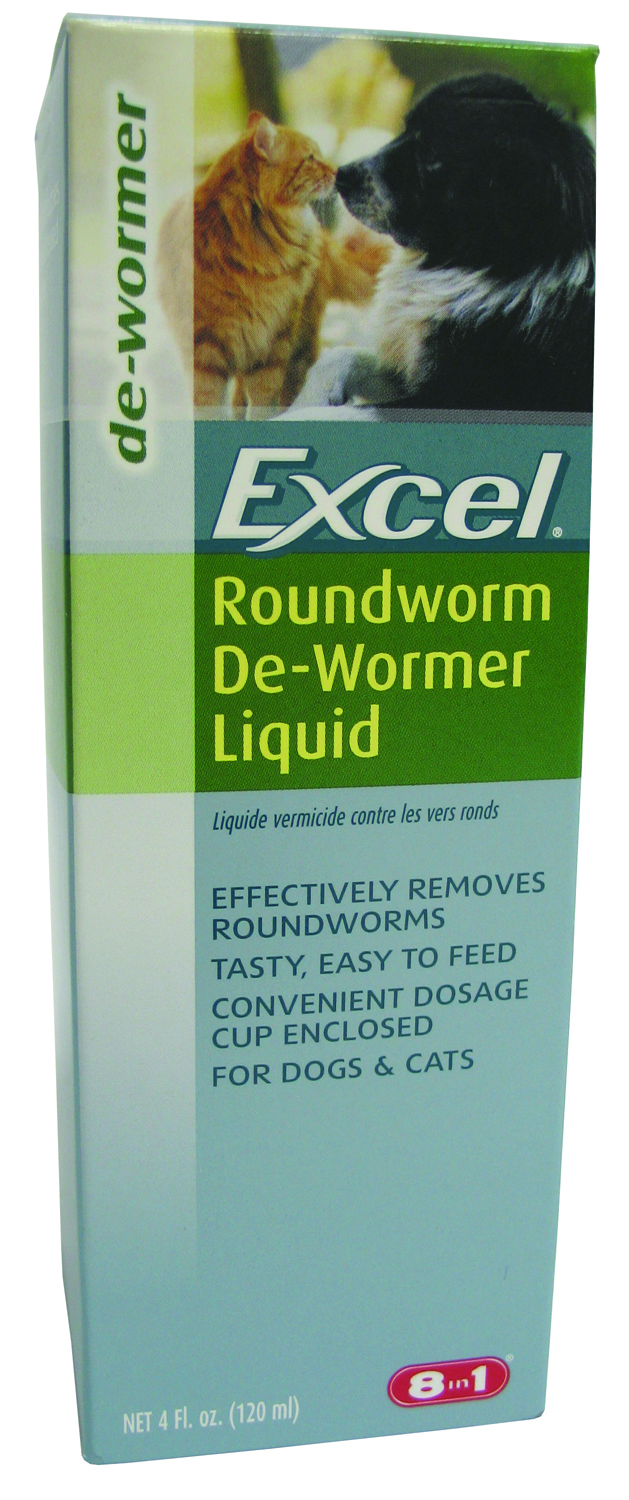 EXCEL ROUNDWORM DEWORMER LIQUID FOR DOGS