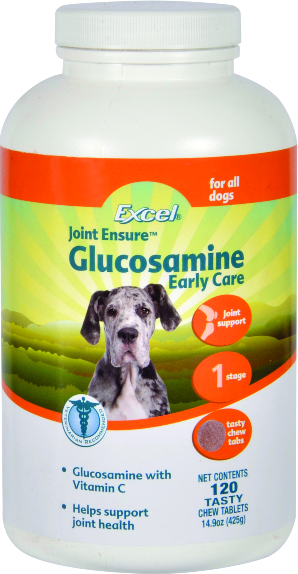 EXCEL GLUCOSAMINE WITH VIT C FOR DOGS-CHEWABLES