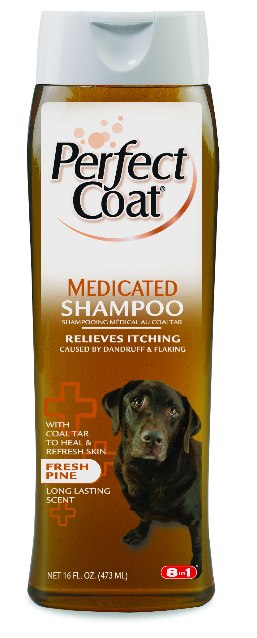 PERFECT COAT SHAMPOO-MEDICATED TO RELIEVE ITCHING