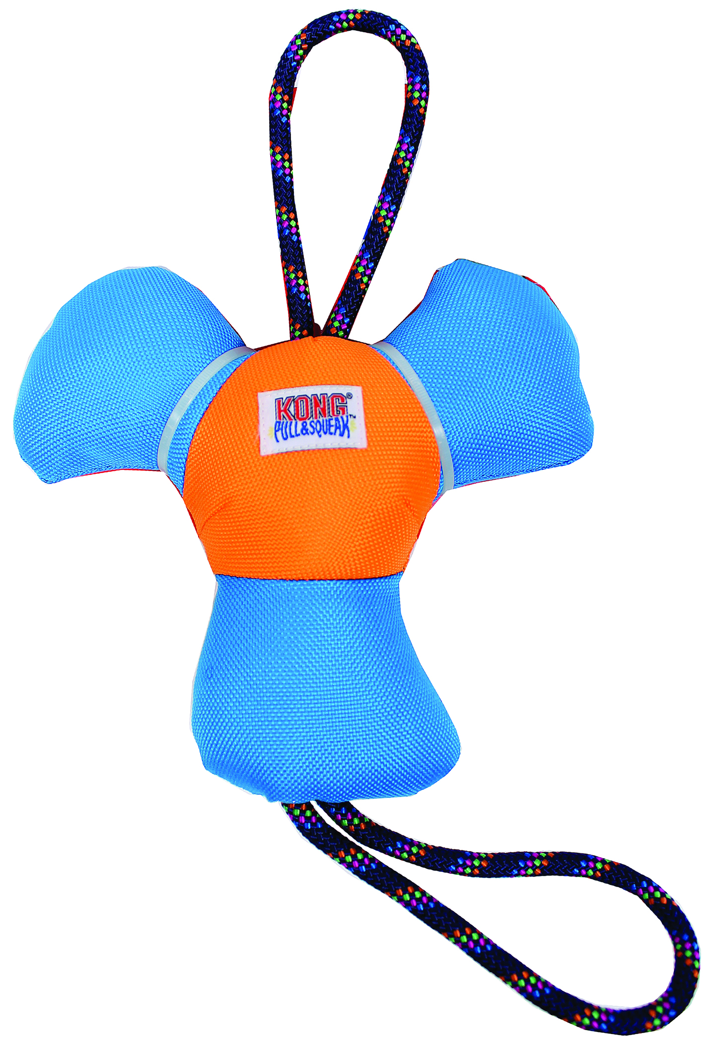 PULL-N-SQUEAK PROPELLER DOG TOY