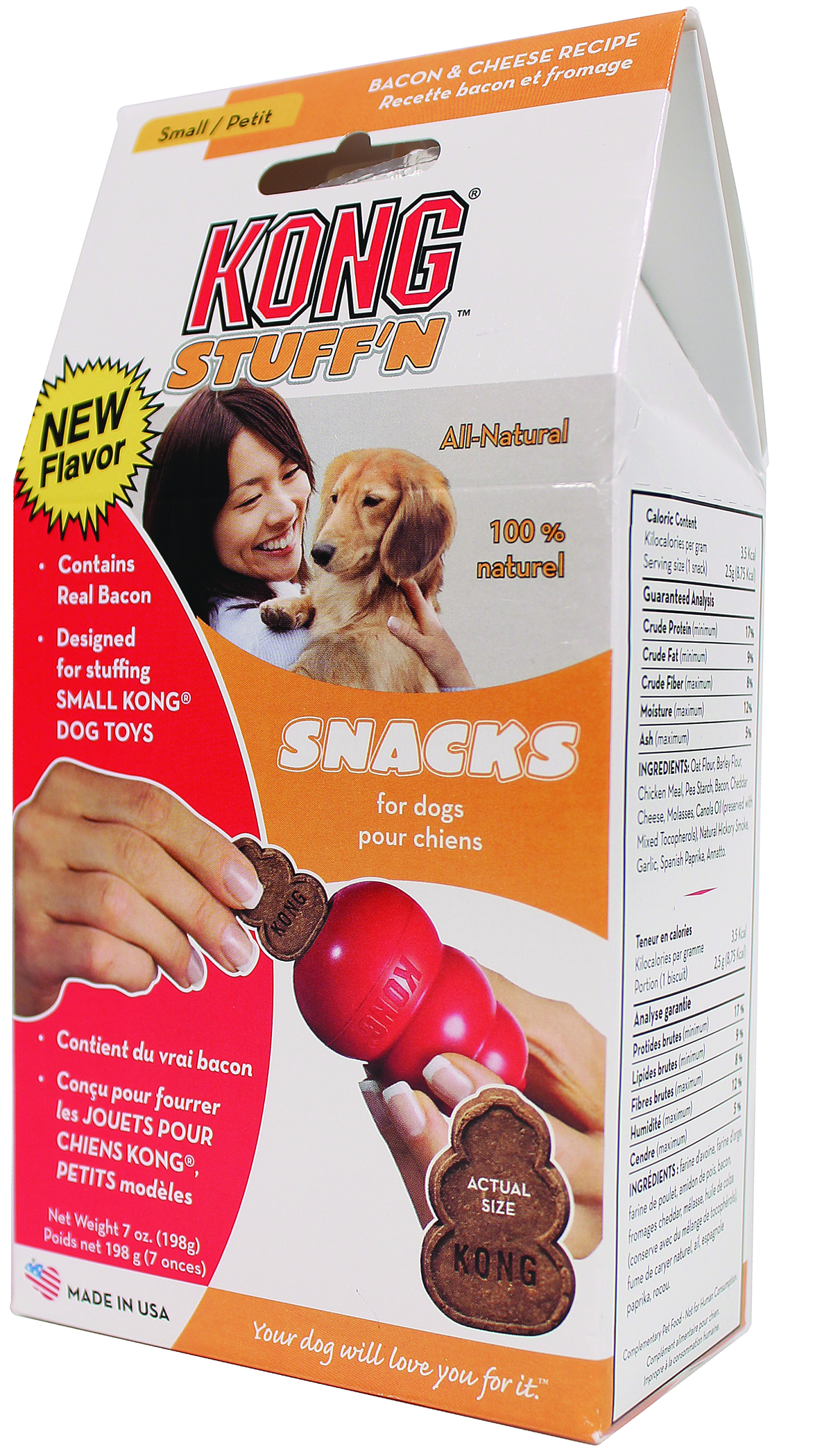 BACON AND CHEESE SNACKS DOG TREAT