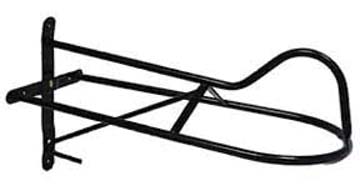 Wall Saddle Rack - Black 24in