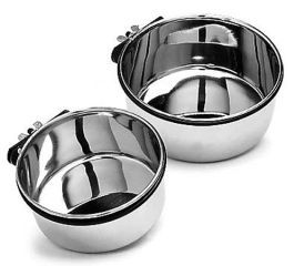 20 Oz Stainless Steel Dog Bowl with bolt