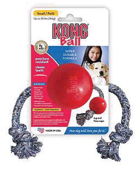 KONG BALL WITH ROPE