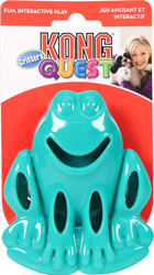 QUEST CRITTER FROG DOG TOY