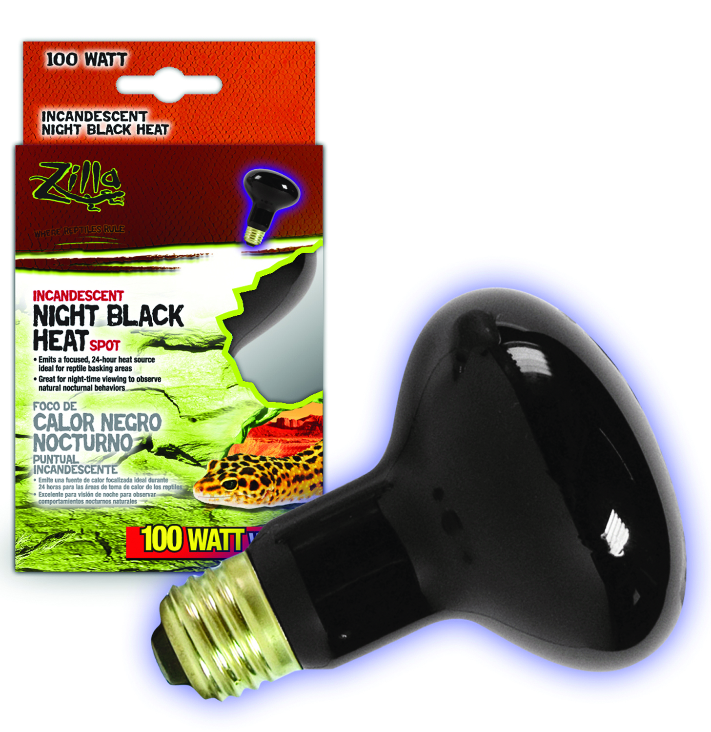 NIGHT BLACK INCANDESCENT SPOT BULB