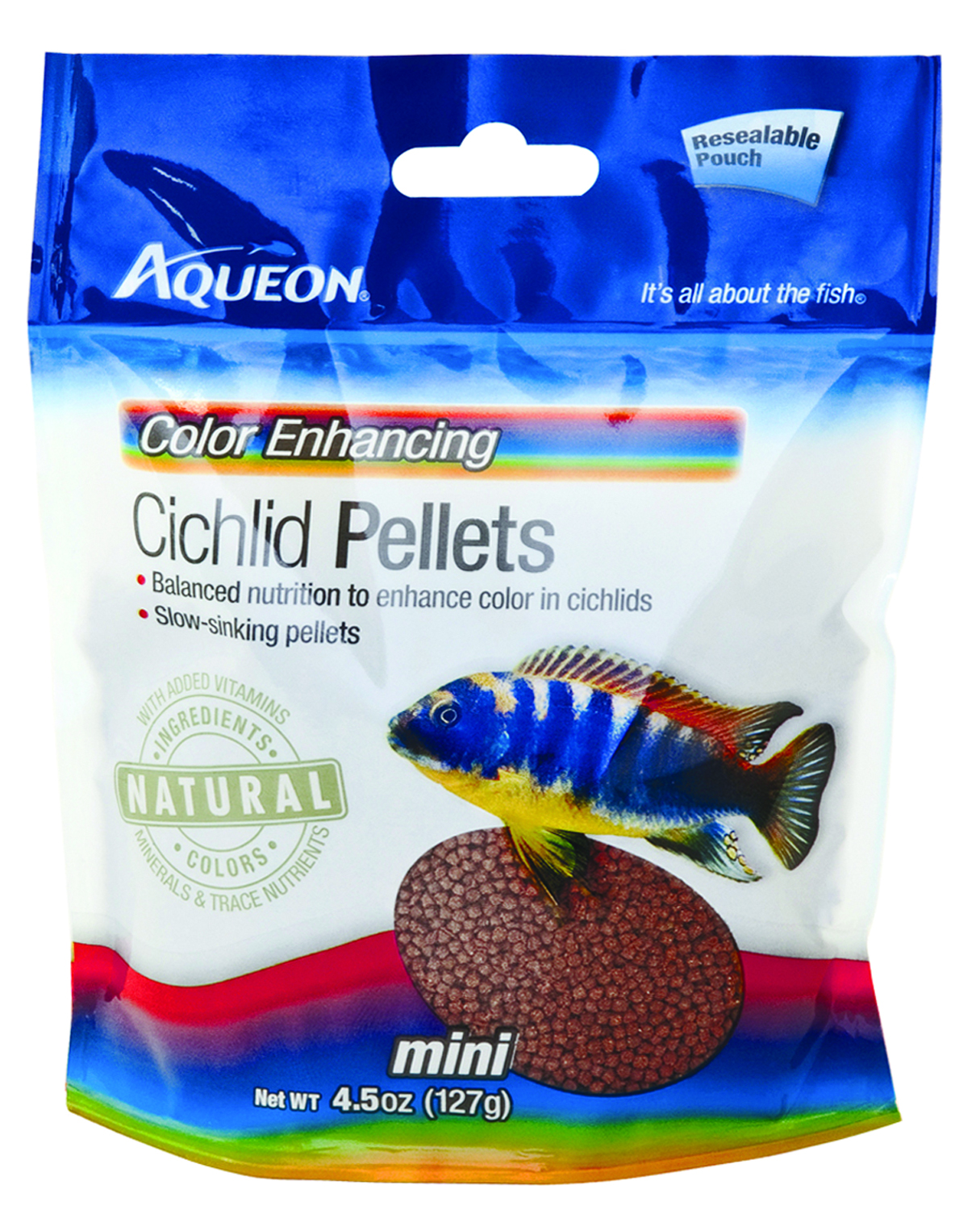 AQUEON CICHLID COLOR PELLETS