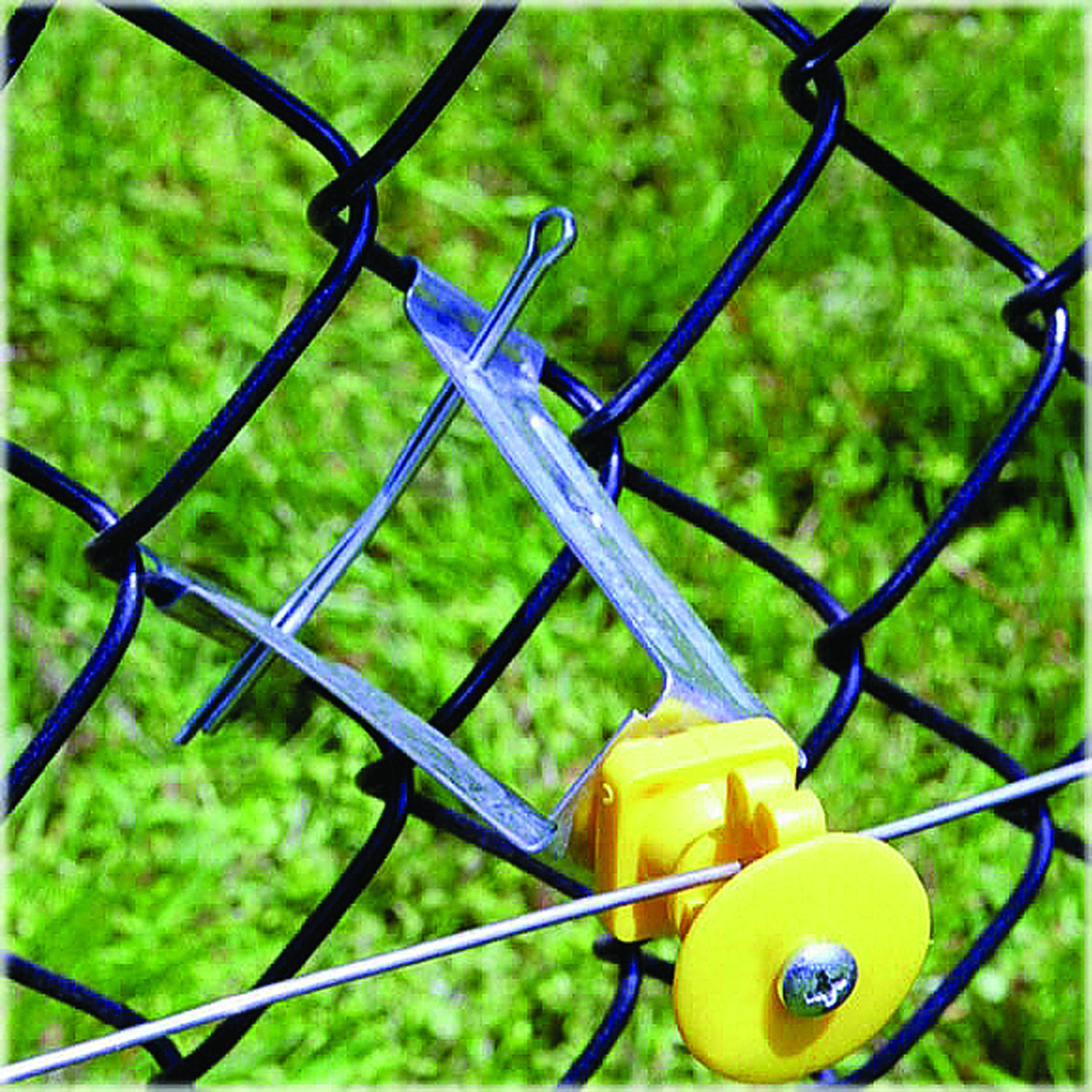 CHAIN LINK FENCE INSULATOR