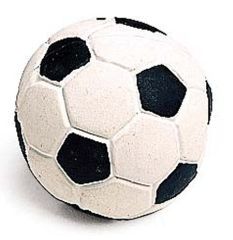 Ethical dog latex soccer ball dog toy - 2 in