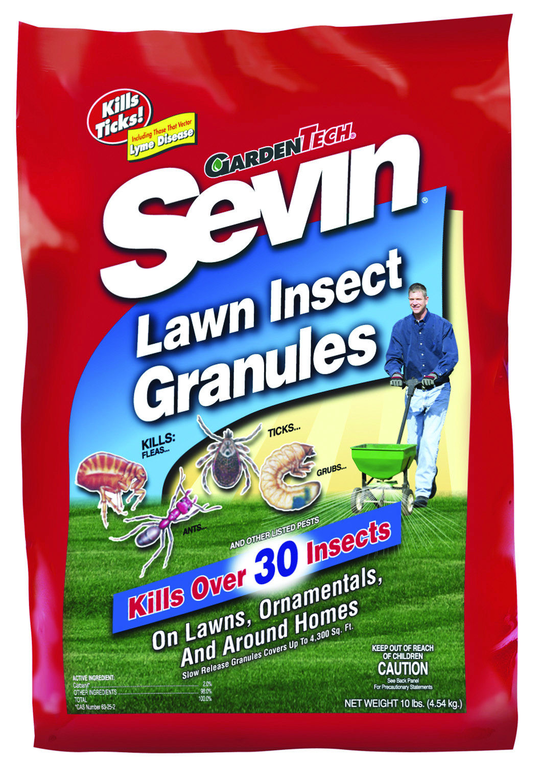 SEVIN 2% LAWN INSECT GRANULES