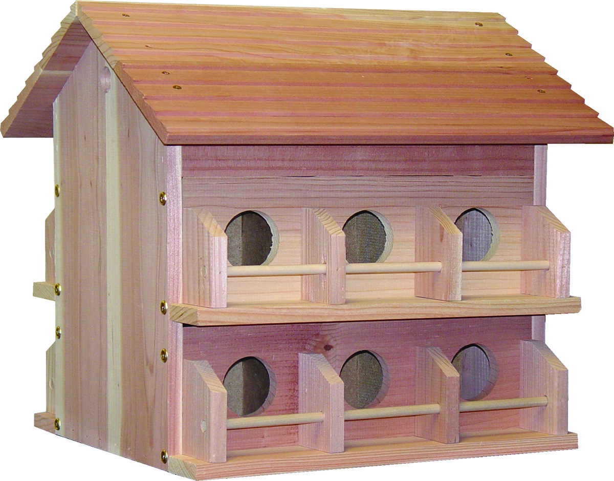 Cedar 12 Room Deluxe Birdhouse