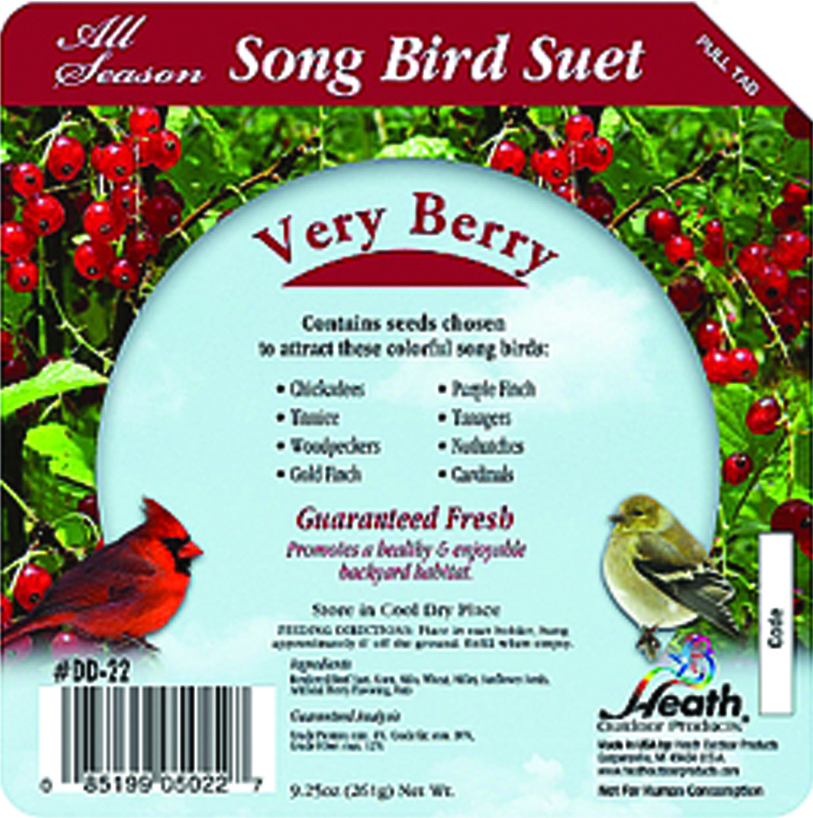 Suet Songbird Very Berry Cake