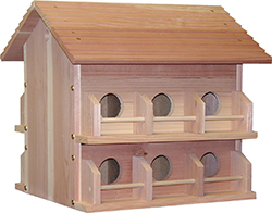 Cedar 12 Room Deluxe Birdhouse