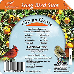 Suet Songbird Citrus Blend Cake