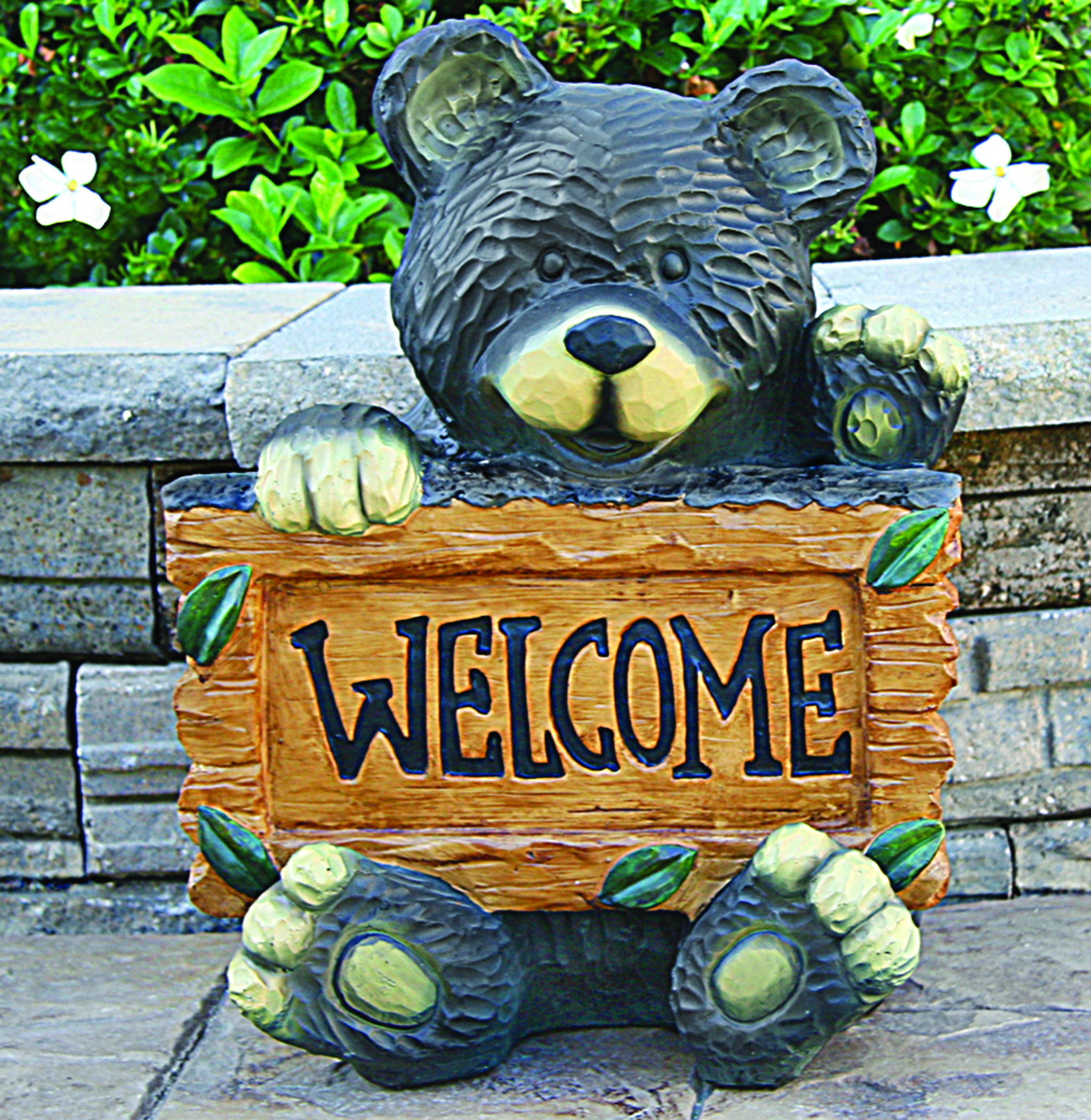 WELCOME BEAR STATUARY