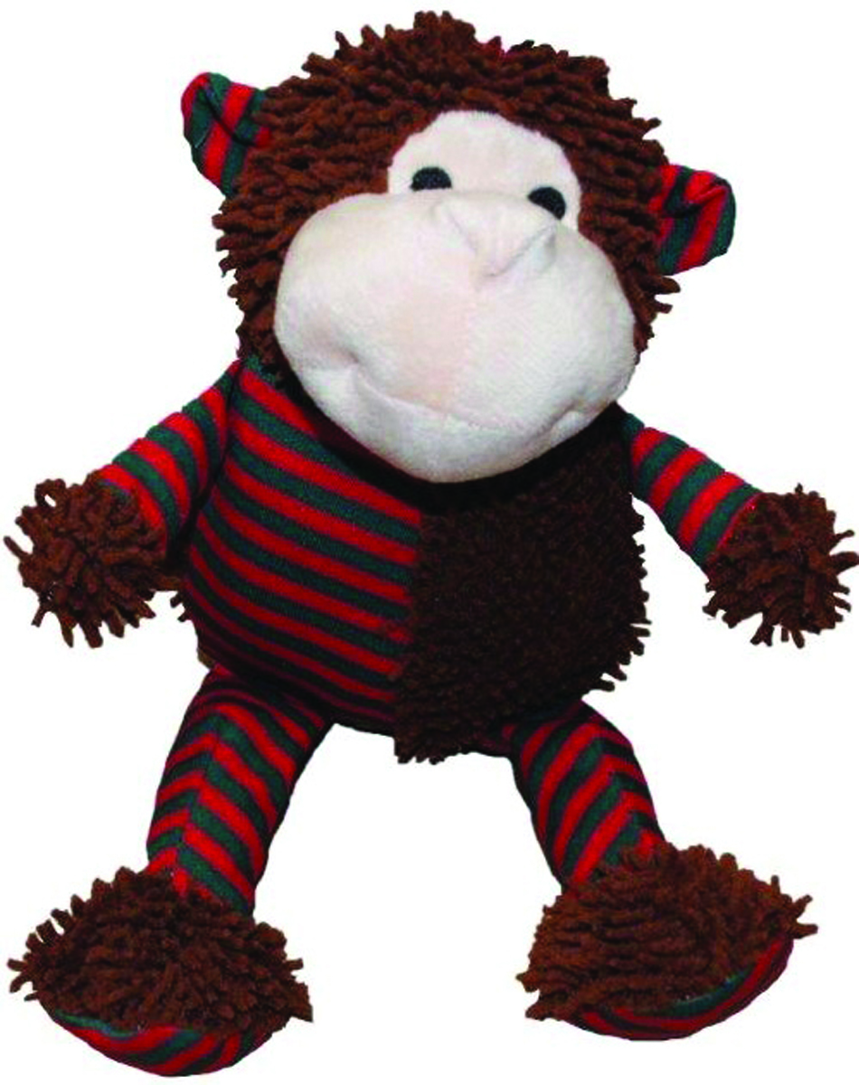 HOLIDAY PATCHES PLUSH DOG TOY