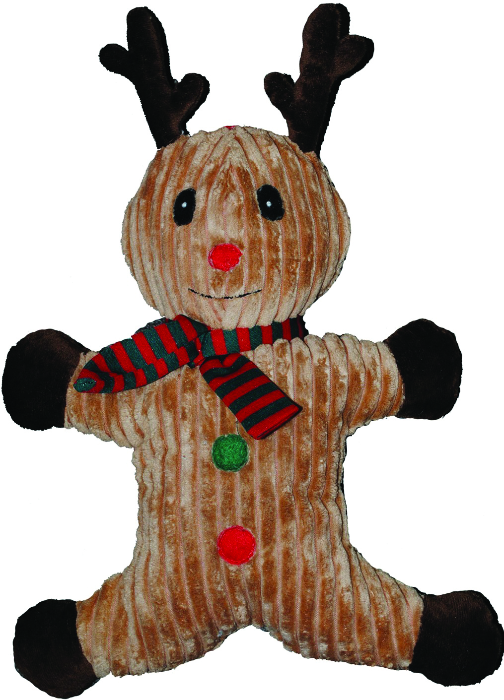 HOLIDAY GINGERBREAD PLUSH DOG TOY