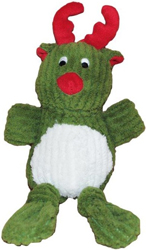 HOLIDAY CORDUROY PLUSH DOG TOY