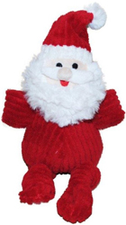 HOLIDAY CORDUROY PLUSH DOG TOY