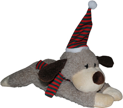 HOLIDAY COZY PLUSH DOG TOY