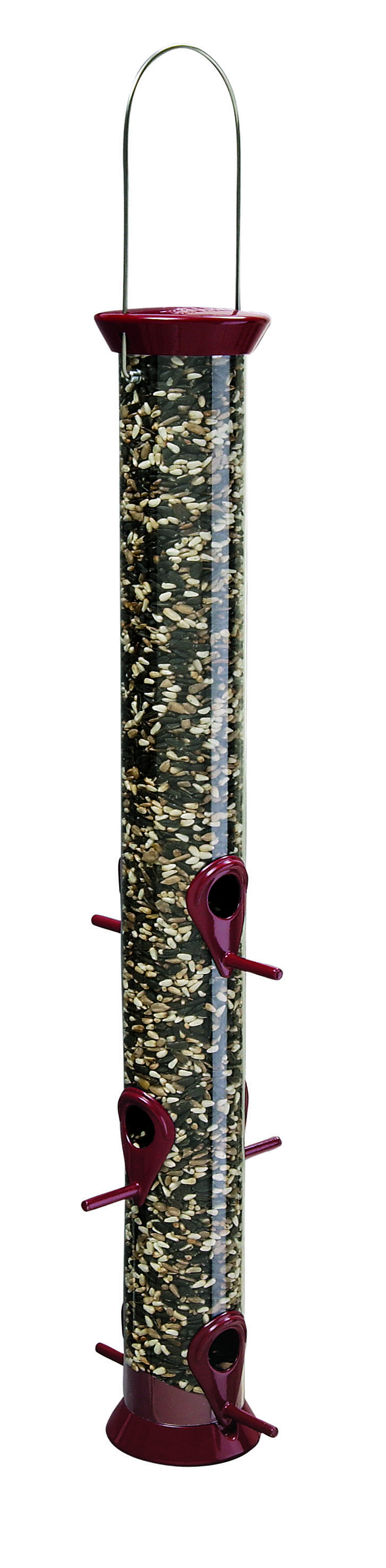 New Generation Sunflower Feeder - Burgundy 23"