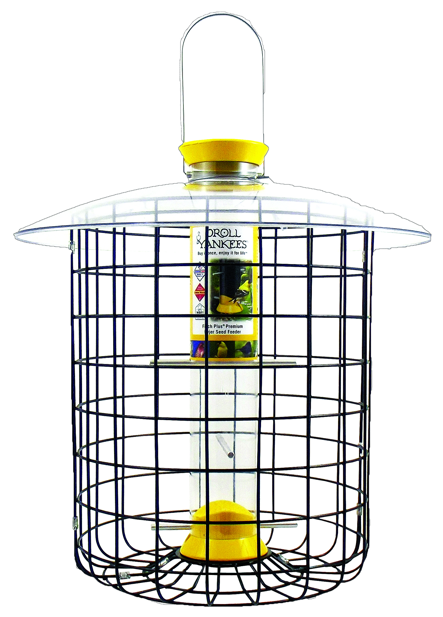 THISTLED DOMED CAGE BIRD FEEDER