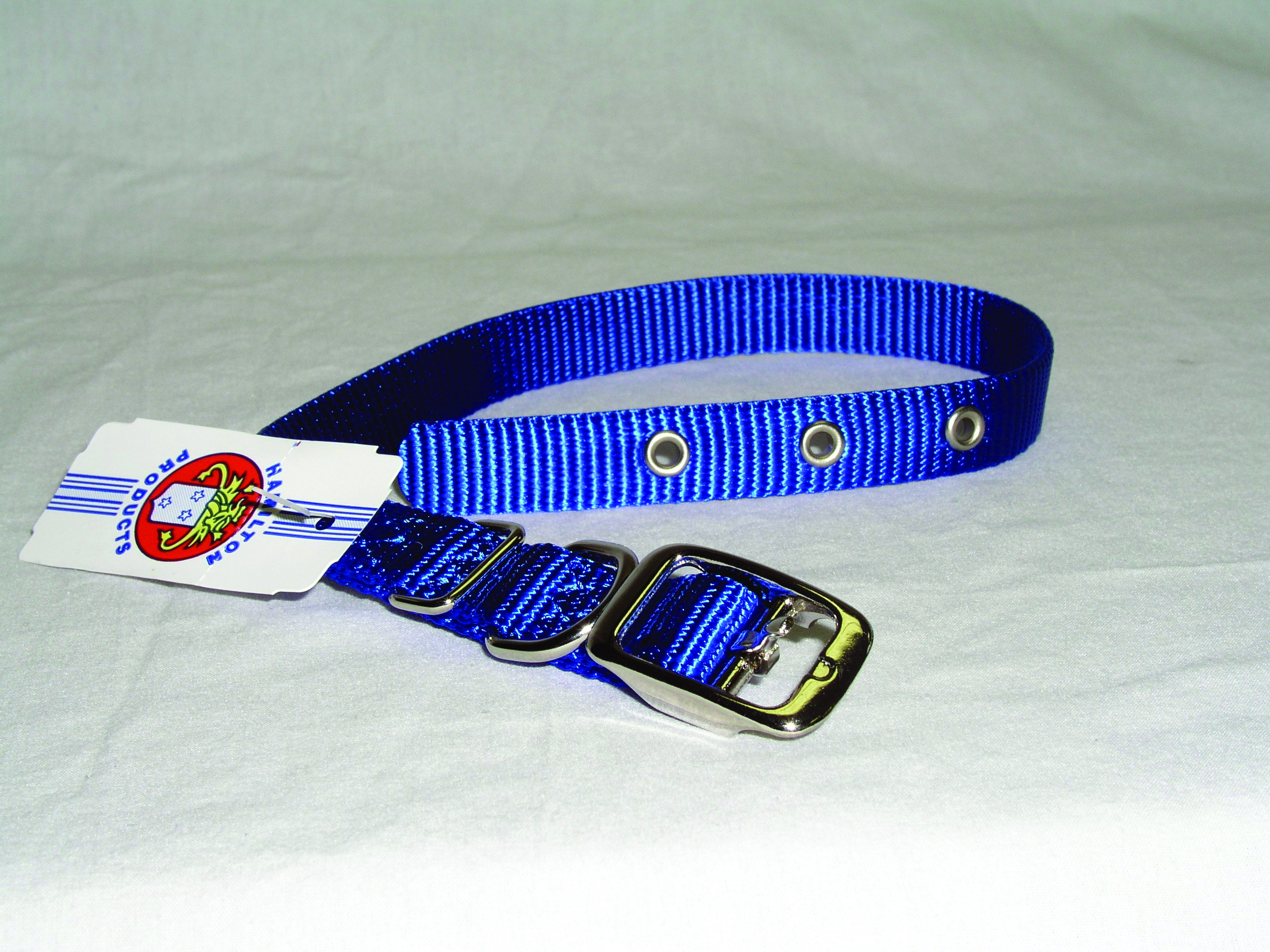 5/8" Nylon Dog Collar - Blue -16