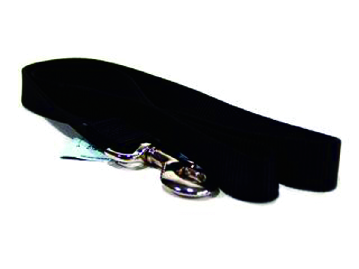 Single Thick Nylon Leash - Black