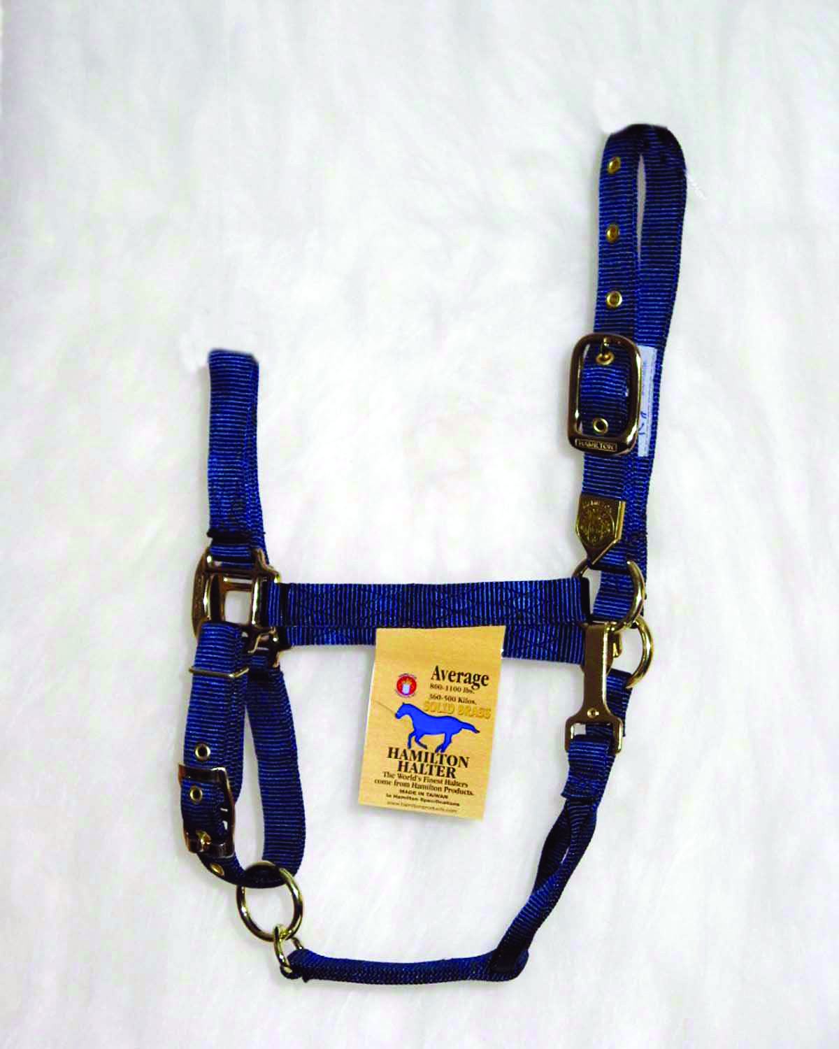 Nylon Adjustable Chin Halter - Navy - Average