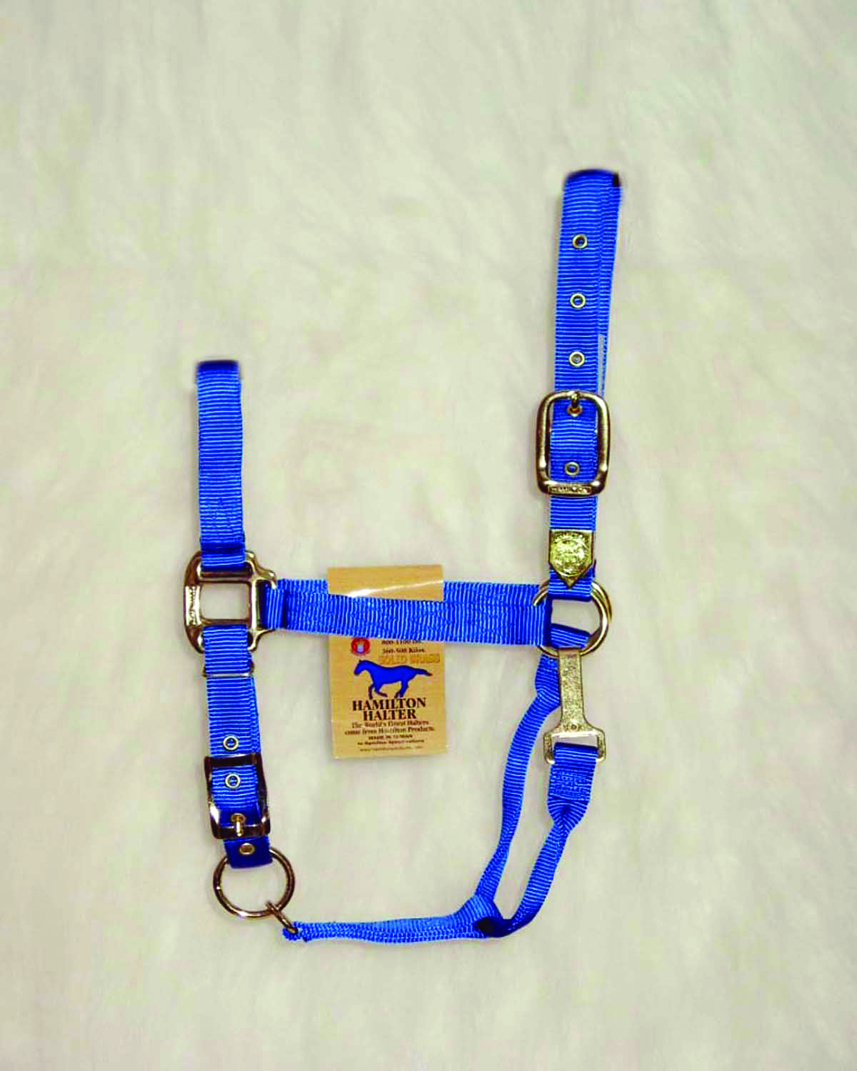 Nylon Adjustable Chin Halter - Blue - Average