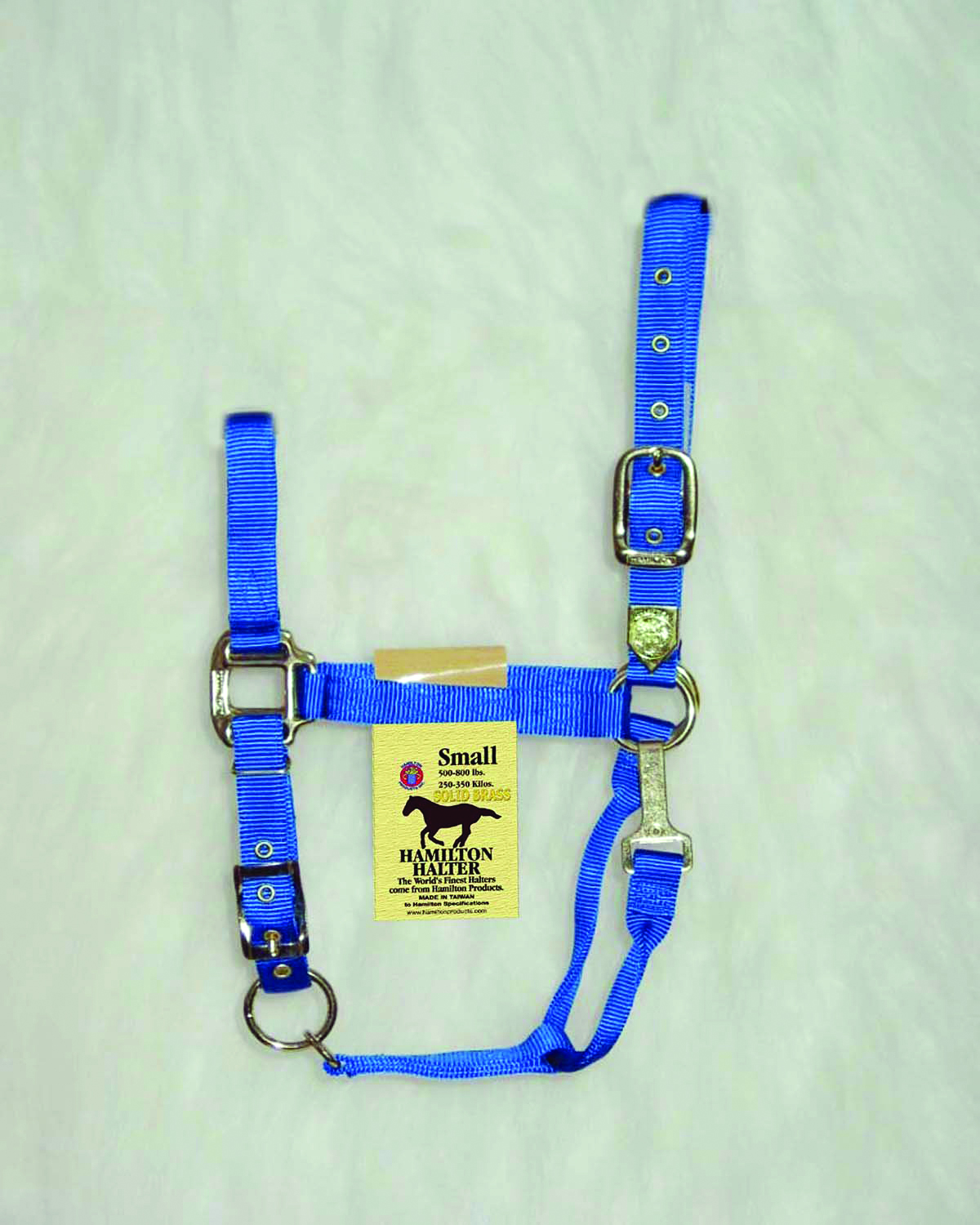 Nylon Adjustable Chin Halter - Blue - Small