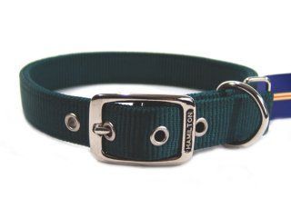 Deluxe Double Thick Nylon Collar - Hunter - 1" X 22"