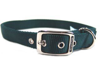Deluxe Double Thick Nylon Collar - Hunter - 1" X 28"