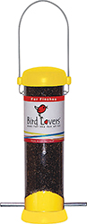 BIRD LOVERS TUBE FEEDER NYJER