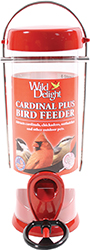 WILD DELIGHT CARDINAL PLUS BIRD FEEDER