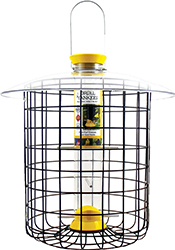 THISTLED DOMED CAGE BIRD FEEDER