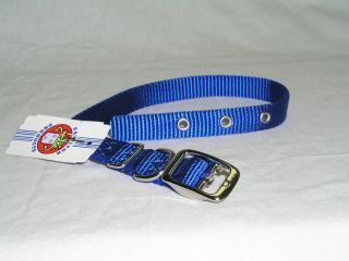 5/8" Nylon Dog Collar - Blue -16