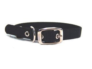 5/8" Nylon Dog Collar - Black -16