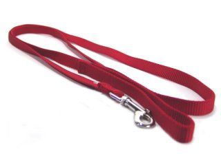 Single Thick Nylon Leash - Red