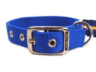 Deluxe Double Thick Nylon Collar - Blue - 1" X 18"