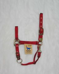 Nylon Adjustable Chin Halter - Red - Average