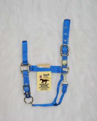 Nylon Adjustable Chin Halter - Blue - Small