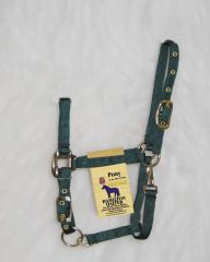 Pony Adjustable Halter W/snap - Hunter Green