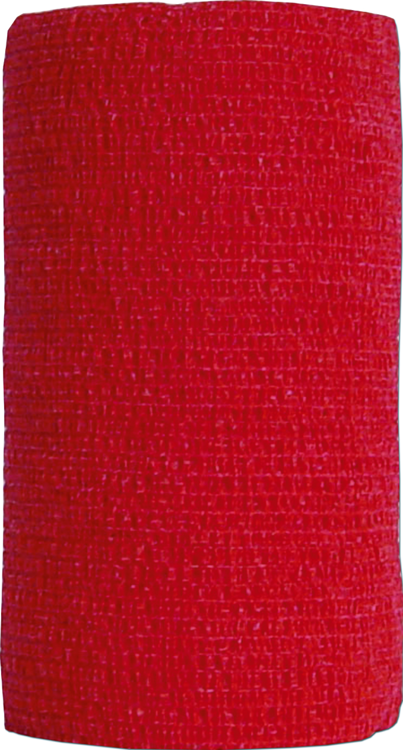 Co-Flex 4" x 5 yd Bandage Red