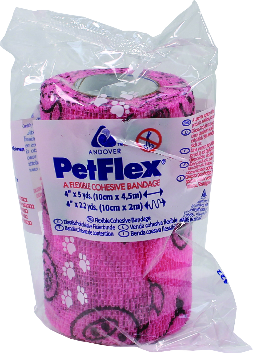 PETFLEX FLEXIBLE COHESIVE BANDAGE FARM PRINT